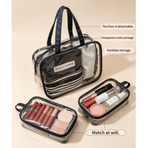 Makeup bag Transparent Cosmetic Set Bag